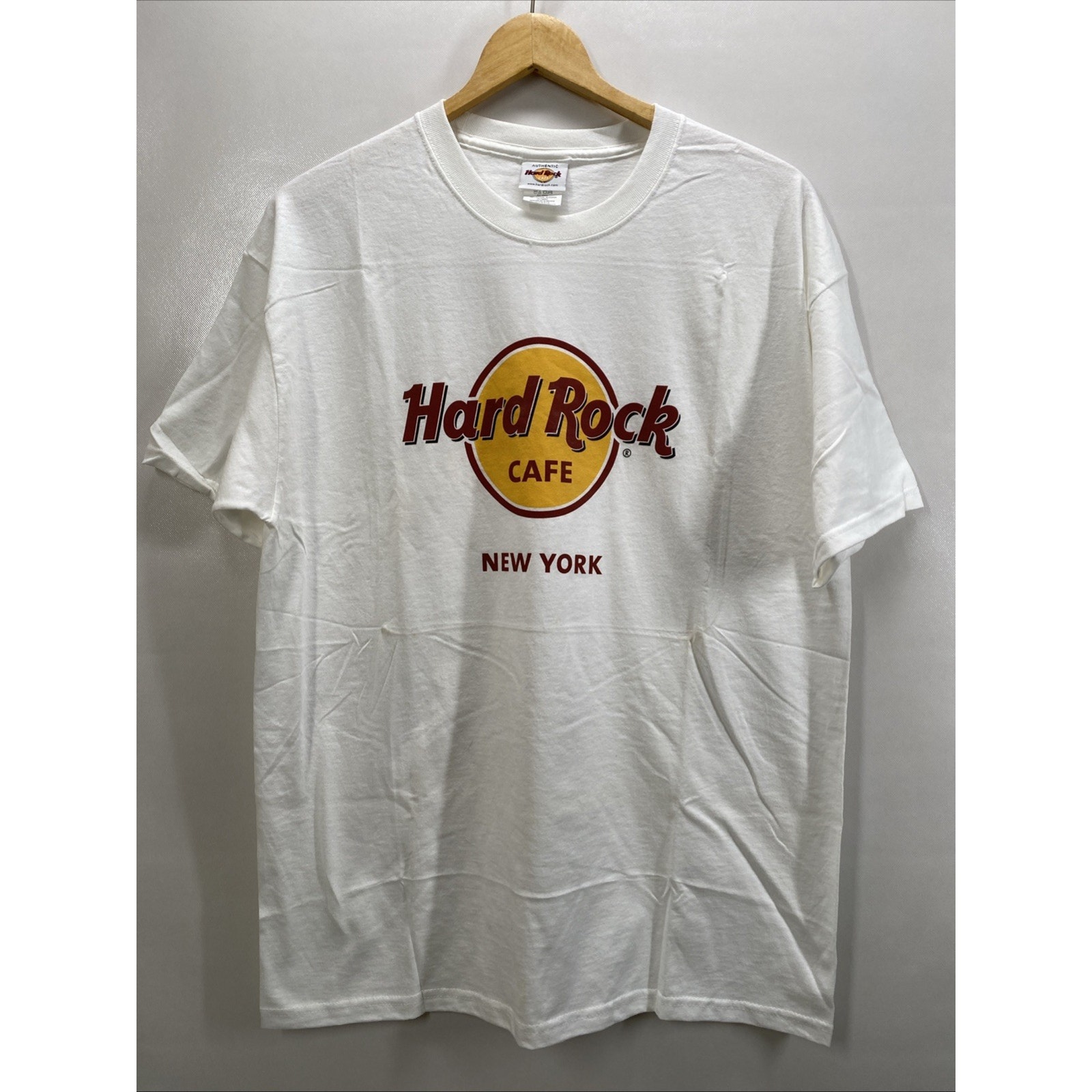 Y2k Vintage Hard Rock Cafe New York White T-Shirt Men’s Large 42-44